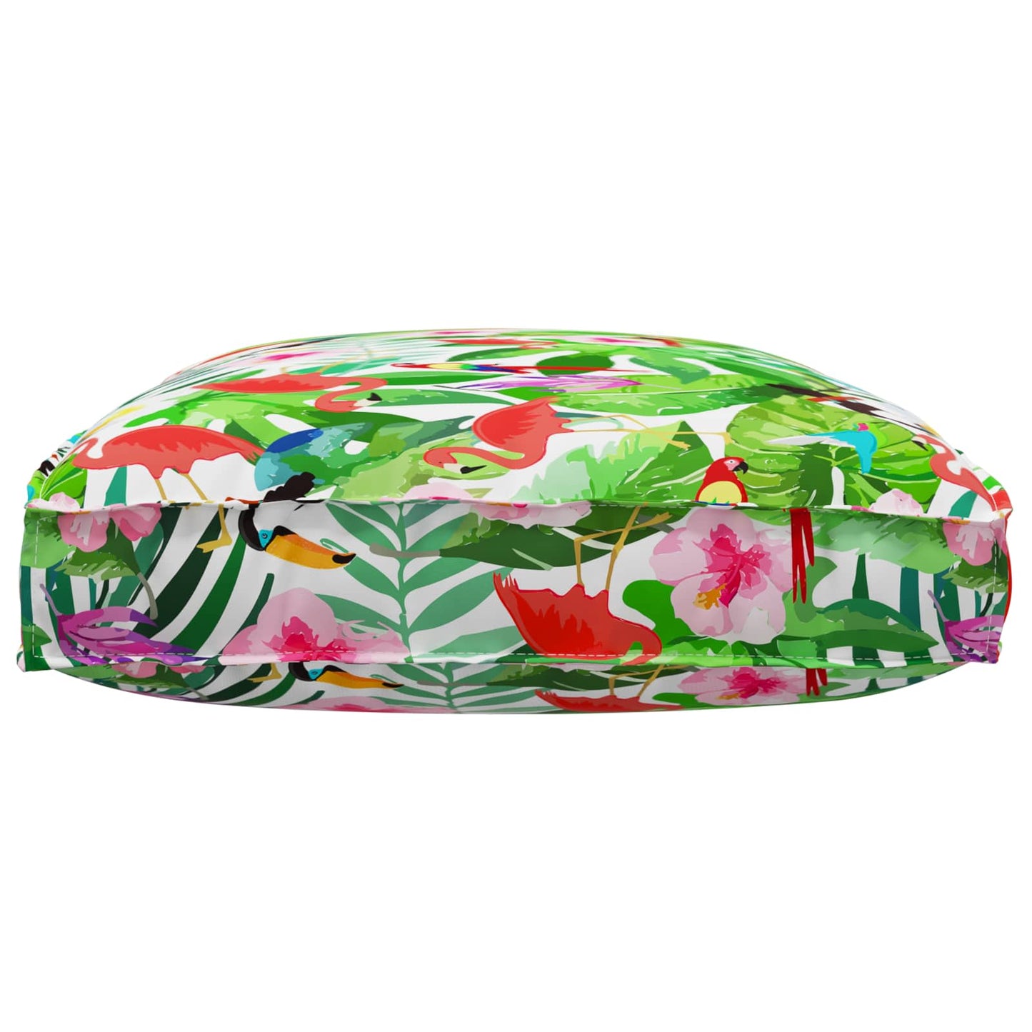 Almofada Floral Multicolor 120 x 80 x 12 cm Tecido Oxford