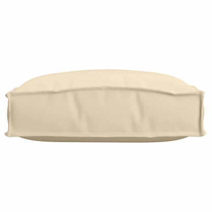 Almofada de palete para assento 2 pcs Bege 40 x 40 x 8 cm