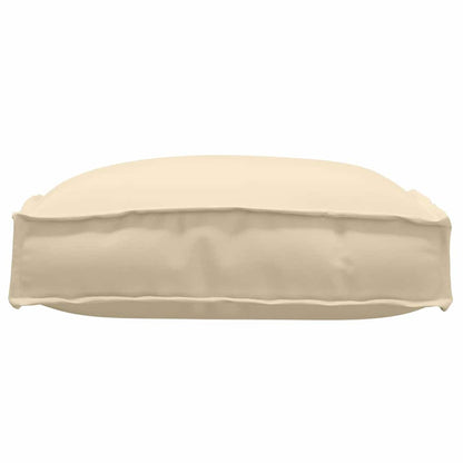 Almofada de palete para assento 2 pcs Bege 40 x 40 x 8 cm