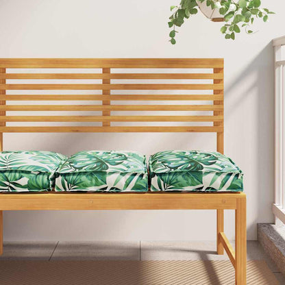 Almofada de palete para assento Floral 2 pcs Padrão de folhas