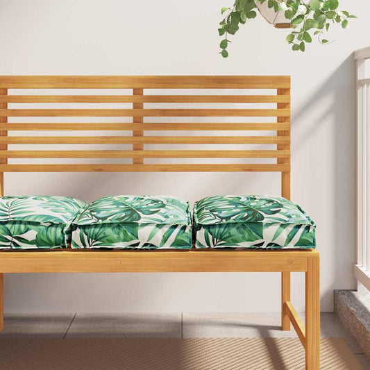 Almofada de palete para assento Floral 2 pcs Padrão de folhas