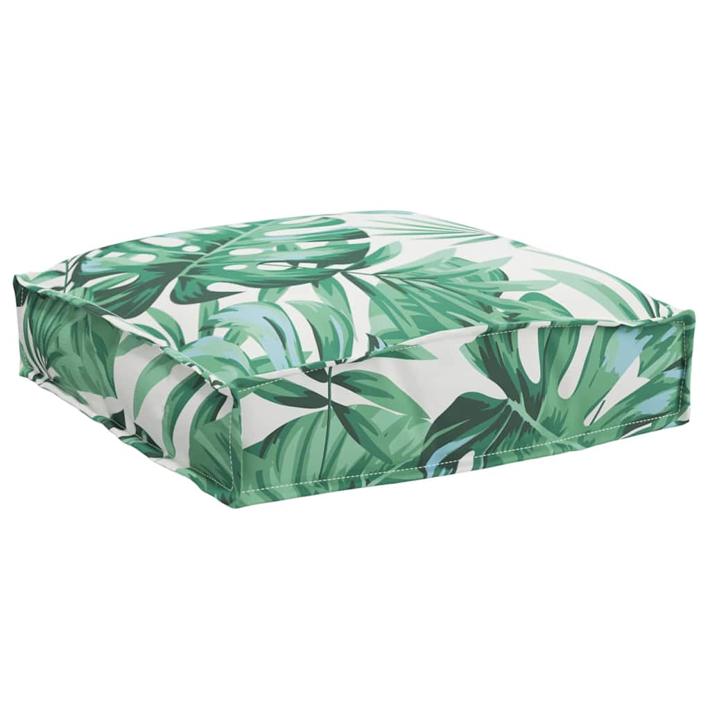 Almofada de palete para assento Floral 2 pcs Padrão de folhas