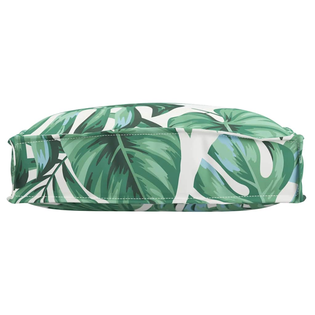Almofada de palete para assento Floral 2 pcs Padrão de folhas