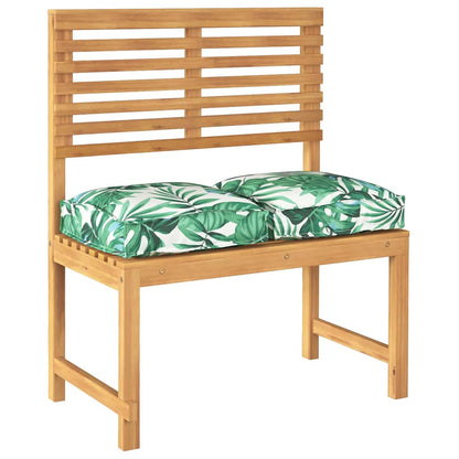 Almofada de palete para assento Floral 2 pcs Padrão de folhas