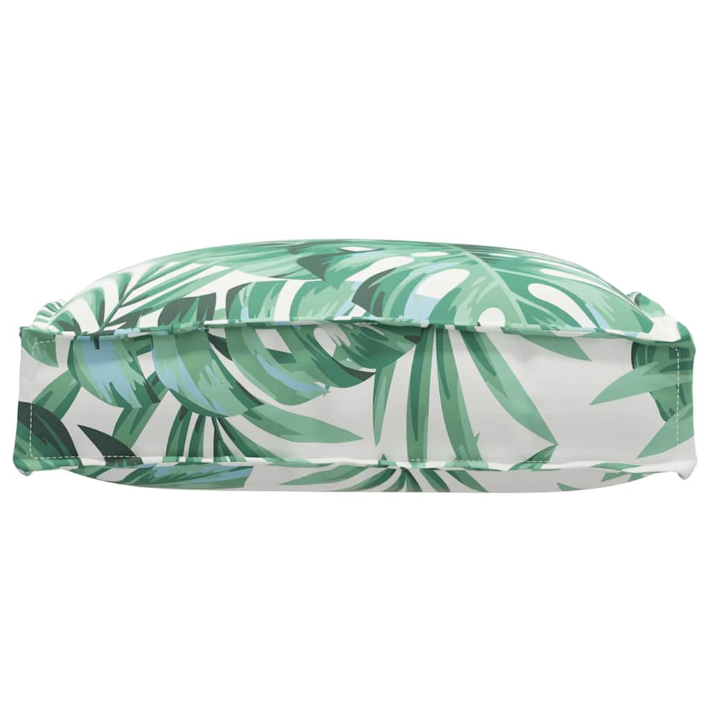 Almofada de palete para assento Floral 2 pcs Padrão de folhas