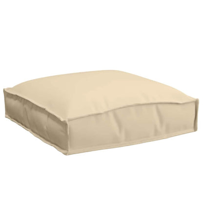 Almofada de palete para assento 4 pcs Bege 40 x 40 x 8 cm