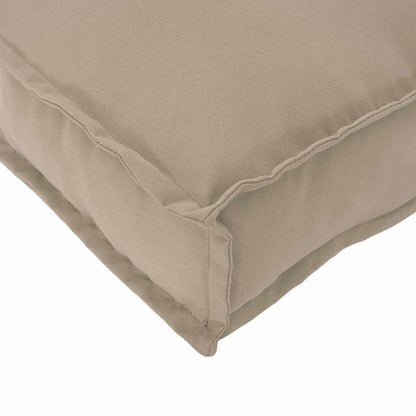 Almofada de palete para assento 4 pcs Cinzento-acastanhado