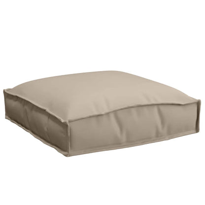Almofada de palete para assento 4 pcs Cinzento-acastanhado