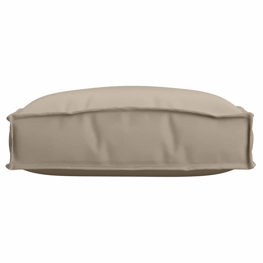 Almofada de palete para assento 4 pcs Cinzento-acastanhado