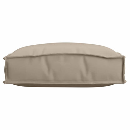 Almofada de palete para assento 4 pcs Cinzento-acastanhado
