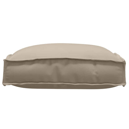 Almofada de palete para assento 4 pcs Cinzento-acastanhado