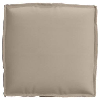 Almofada de palete para assento 4 pcs Cinzento-acastanhado