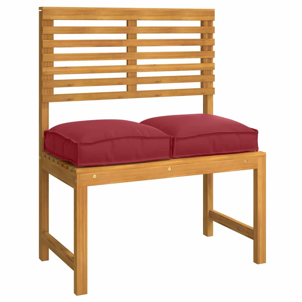 Almofada de palete para assento 4 pcs Vinho Vermelho