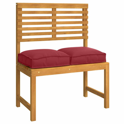 Almofada de palete para assento 4 pcs Vinho Vermelho