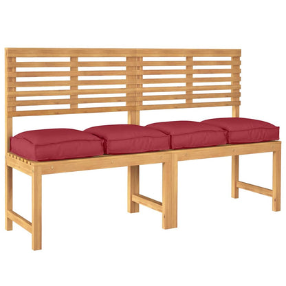 Almofada de palete para assento 4 pcs Vinho Vermelho