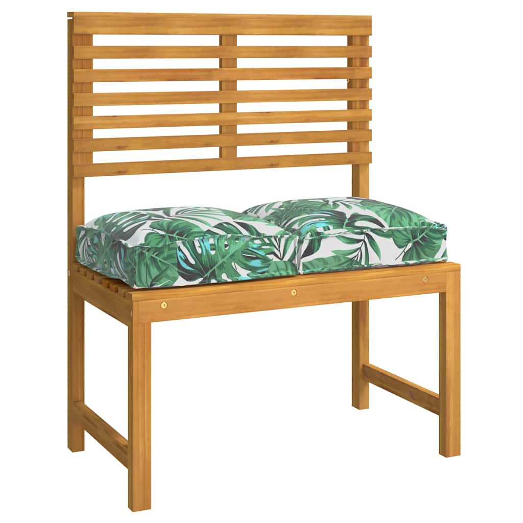 Almofada de palete para assento Floral 4 pcs Padrão de folhas
