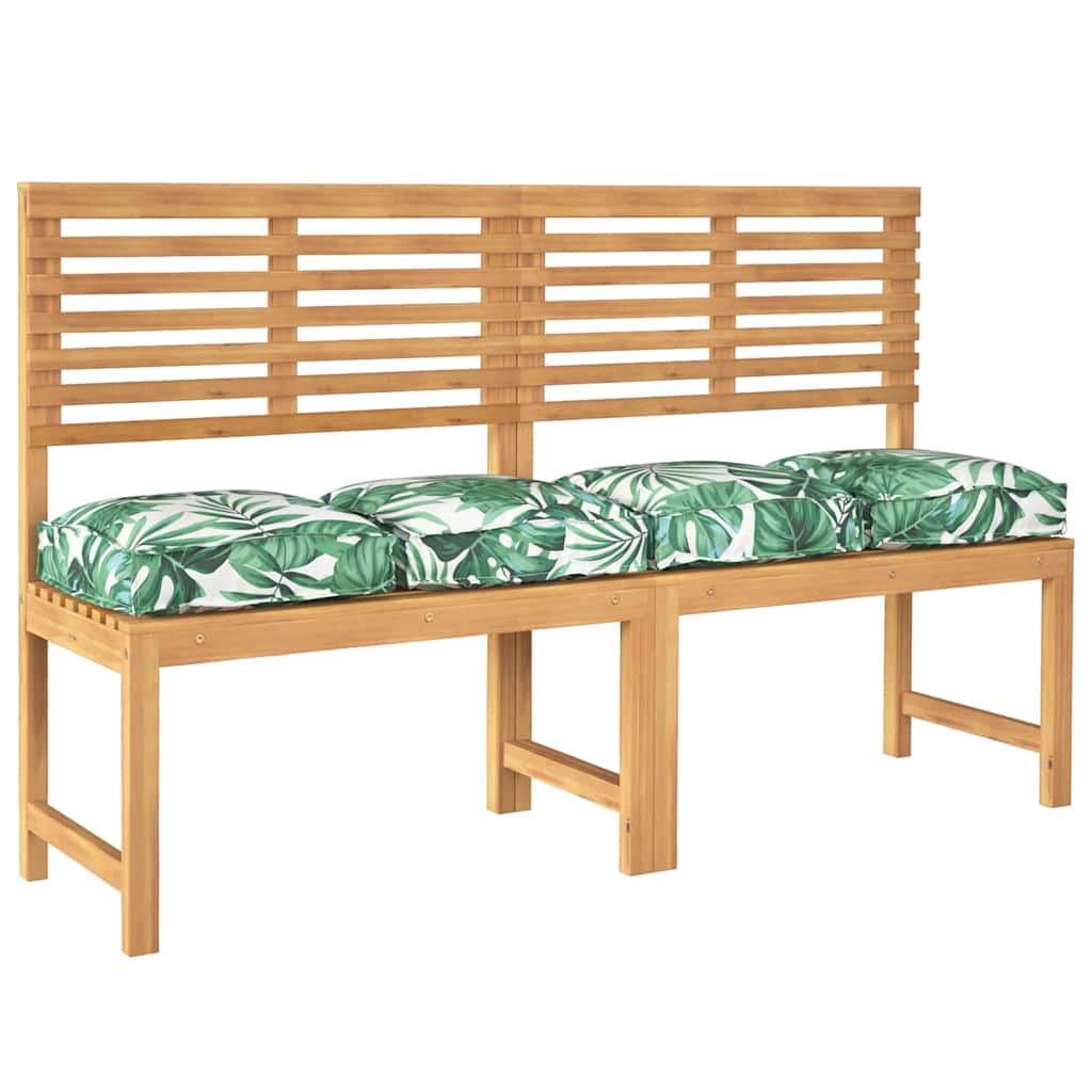 Almofada de palete para assento Floral 4 pcs Padrão de folhas