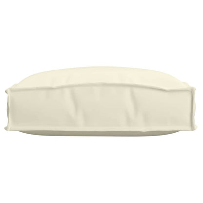 Almofada de palete para assento 6 pcs Creme 40 x 40 x 8 cm