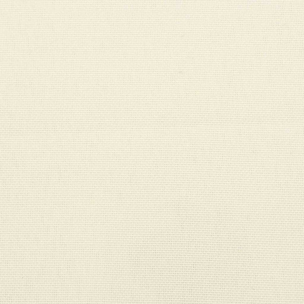 Almofada de palete para assento 6 pcs Creme 40 x 40 x 8 cm