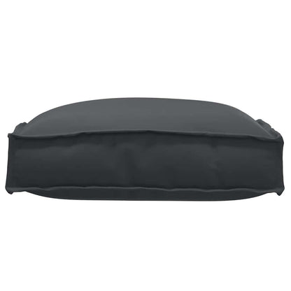 Almofada de palete para assento 6 pcs Preto 40 x 40 x 8 cm