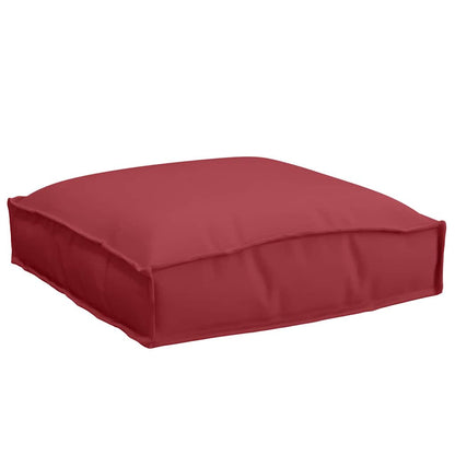 Almofada de palete para assento 6 pcs Vinho Vermelho