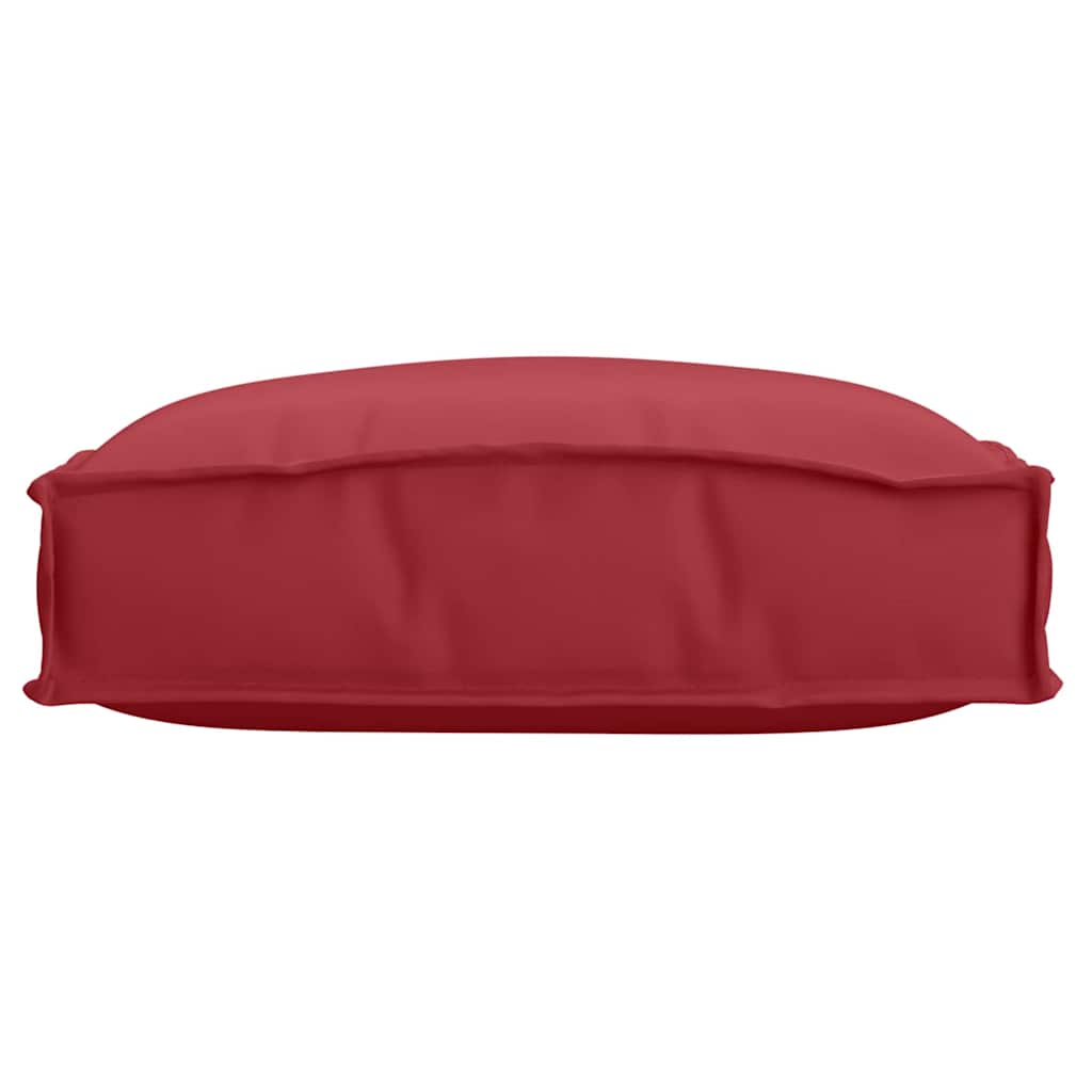 Almofada de palete para assento 6 pcs Vinho Vermelho
