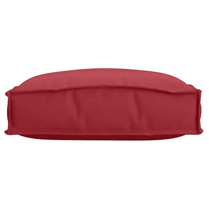 Almofada de palete para assento 6 pcs Vinho Vermelho