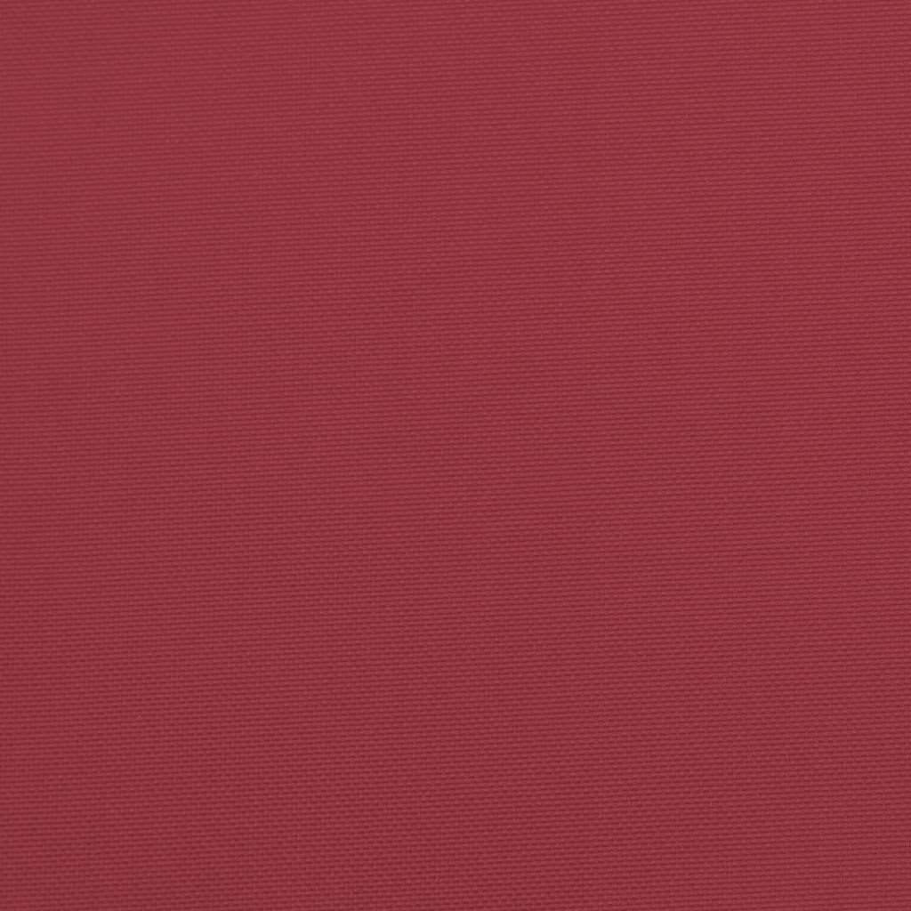 Almofada de palete para assento 6 pcs Vinho Vermelho