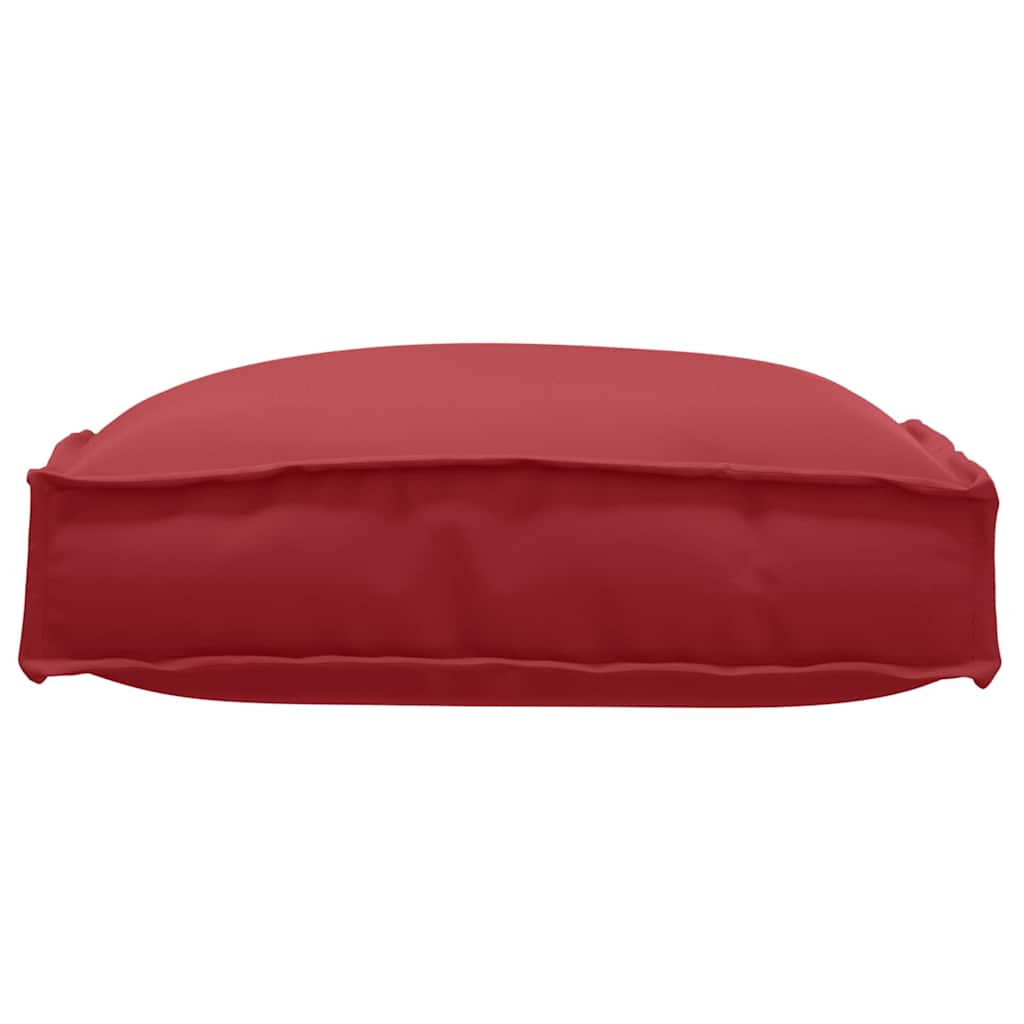 Almofada de palete para assento 6 pcs Vinho Vermelho