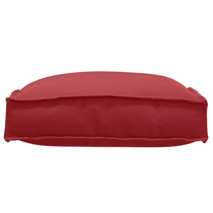 Almofada de palete para assento 6 pcs Vinho Vermelho