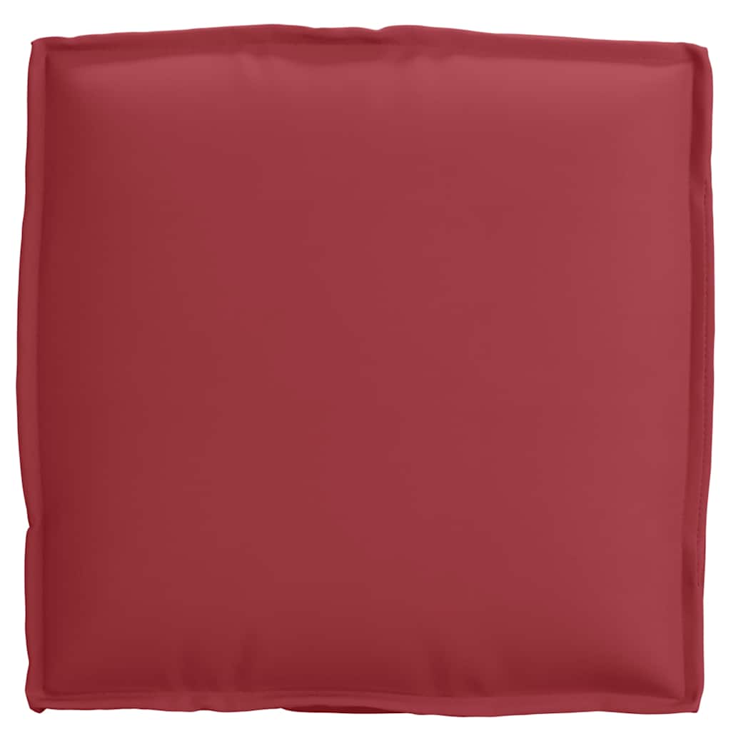 Almofada de palete para assento 6 pcs Vinho Vermelho