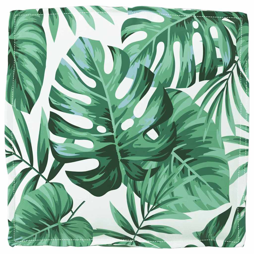 Almofada de palete para assento Floral 6 pcs Padrão de folhas