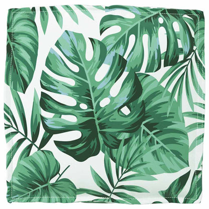 Almofada de palete para assento Floral 6 pcs Padrão de folhas