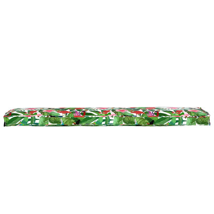 Travesseiro de palete Floral Selva Tropical 180 x 40 x 8 cm