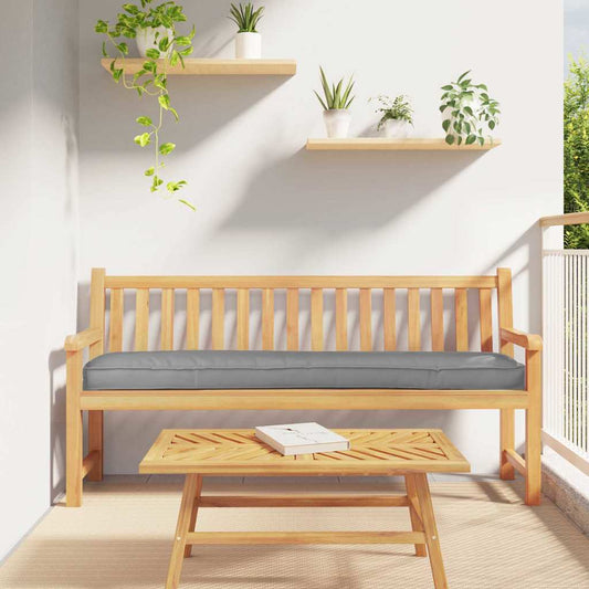 Conjunto de Almofadas para Palete 2 pcs Cinzeto 180 x 40 x 8 cm