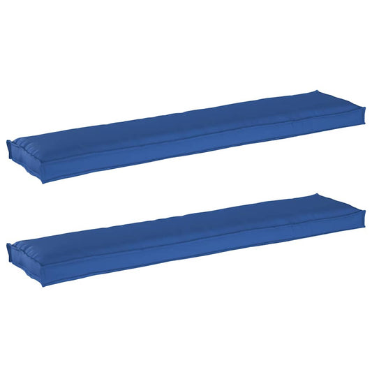 Conjunto de Almofadas para Palete 2 pcs Azul real