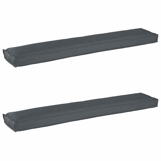 Conjunto de Almofadas para Palete 2 pcs Antracite