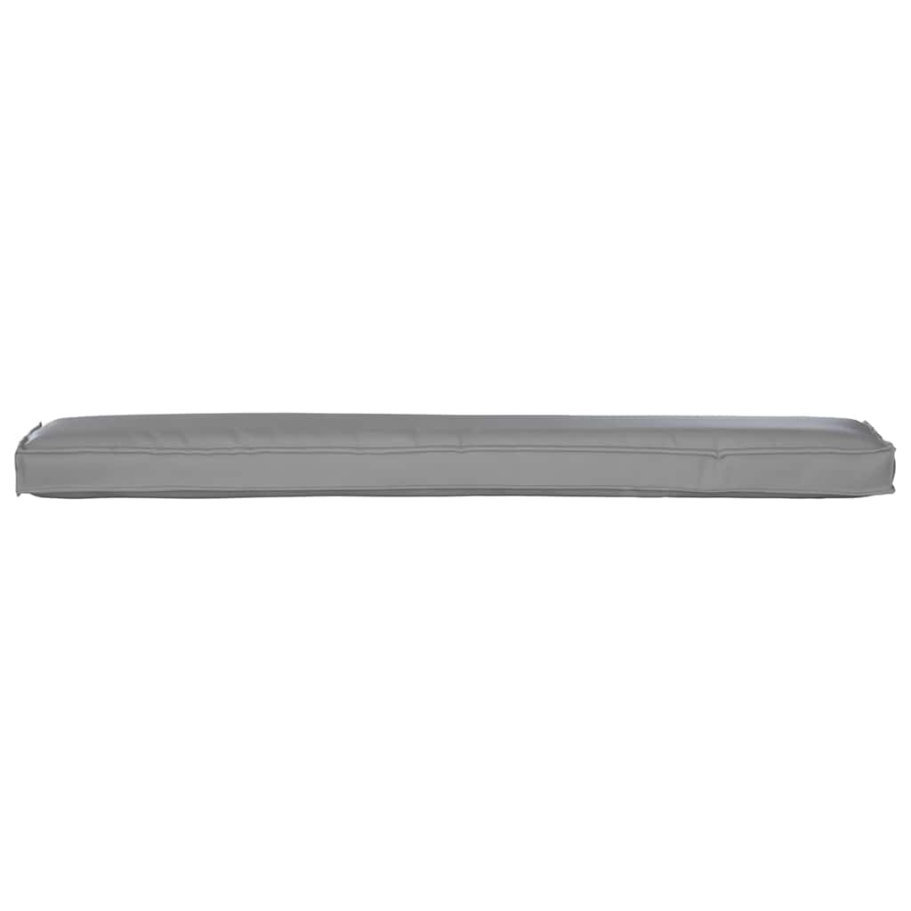 Conjunto de Almofadas para Palete 2 pcs Cinzeto 200 x 40 x 8 cm