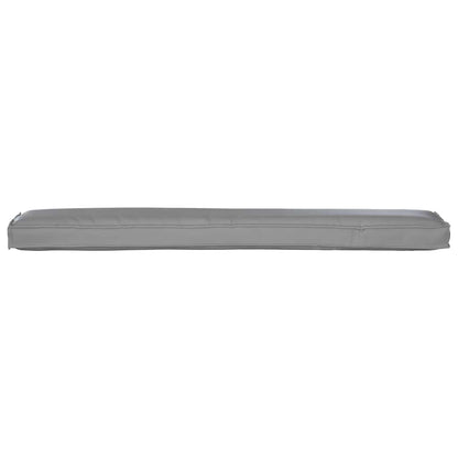 Conjunto de Almofadas para Palete 2 pcs Cinzeto 200 x 40 x 8 cm