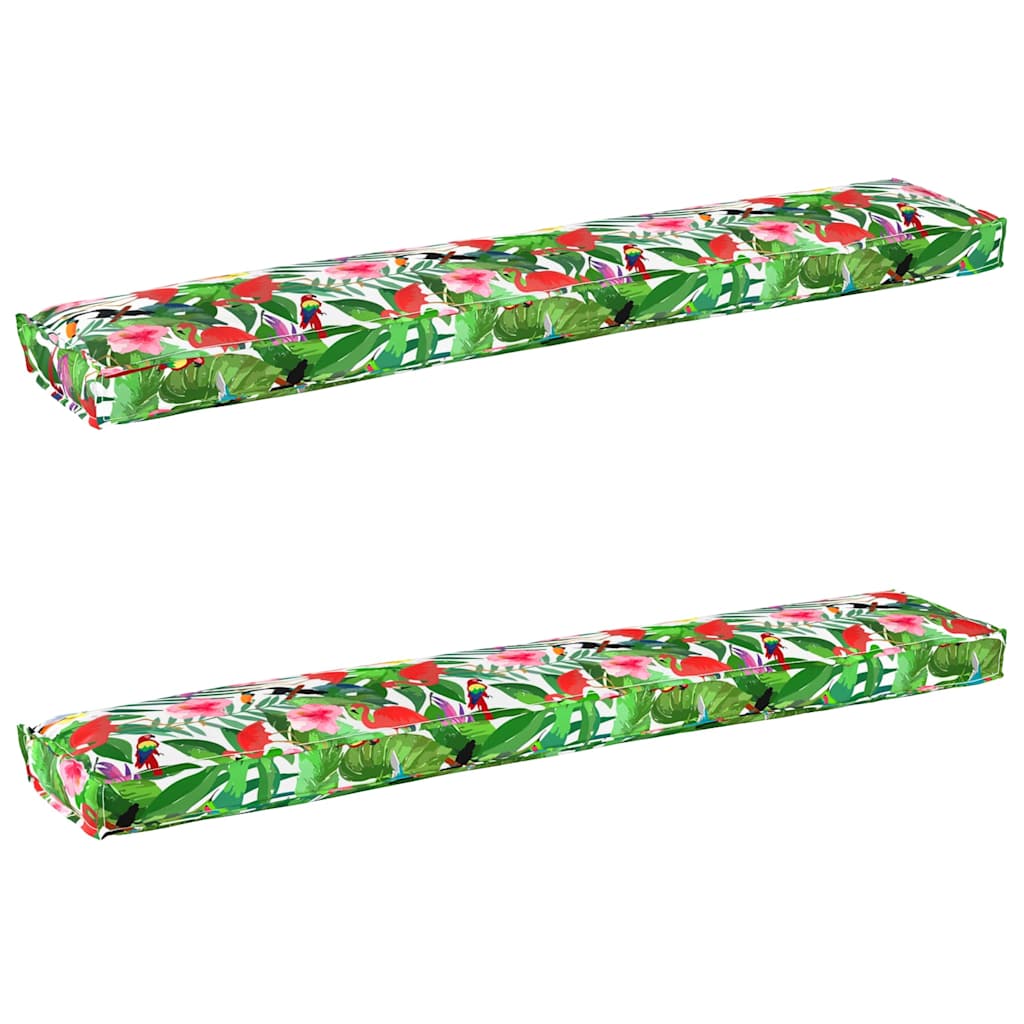 Conjunto de Almofadas para Palete Floral 2 pcs Selva Tropical