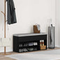 Banco sapateira 102x30,5x45 cm carvalho preto