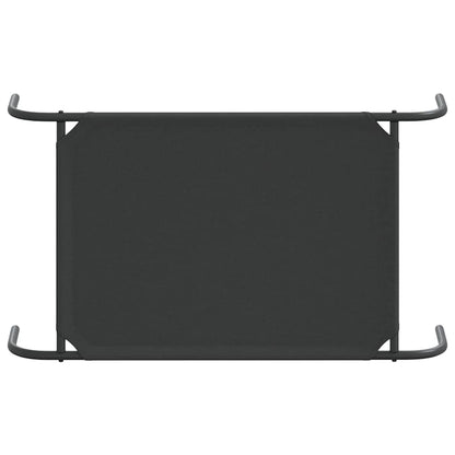 Cama para cães elevada 90x50x20cm tecido oxford e aço preto