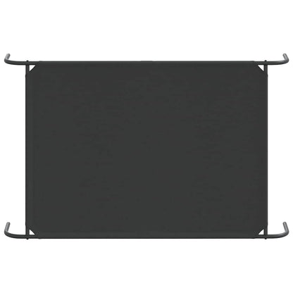 Cama para cães elevada 130x80x20cm tecido oxford e aço preto