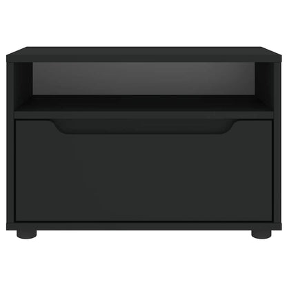 Móvel TV VISNES derivados de madeira preto