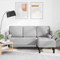 Conjunto de Sofás Cinza Nuvem 173 x 131 x 67 cm tecido