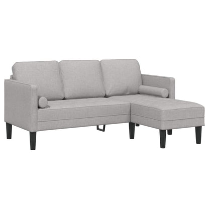 Conjunto de Sofás Cinza Nuvem 173 x 131 x 67 cm tecido