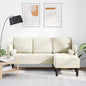 Conjunto de Sofás Creme 173 x 131 x 67 cm Veludo