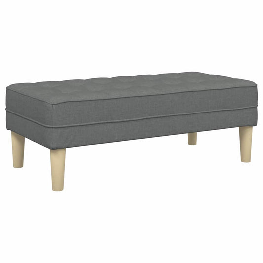banco Cinzento escuro 113 x 57 x 39 cm tecido