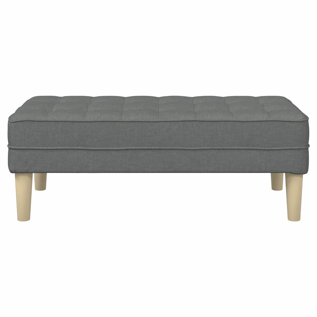 banco Cinzento escuro 113 x 57 x 39 cm tecido