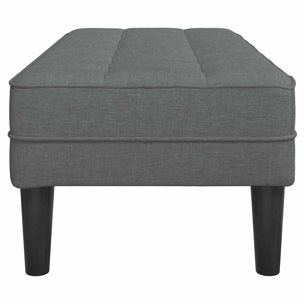 banco Cinzento escuro 113 x 57 x 39 cm tecido